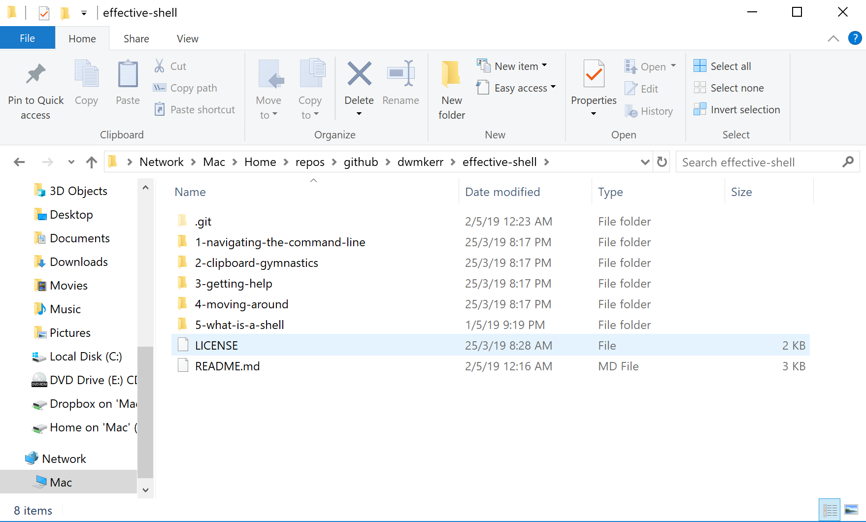 Example: Windows Explorer